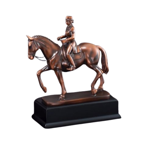 Equestrian - Horse Bronze Eletroplated Scuplture