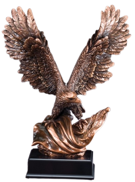 American Eagle Series Bronze Eletroplated Scuplture