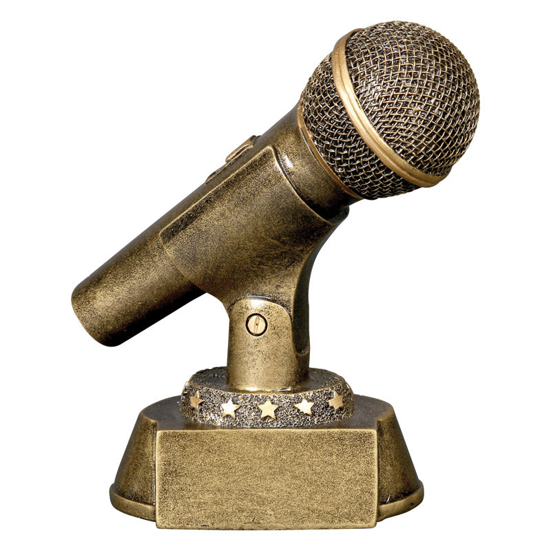 Gold Microphone Resin