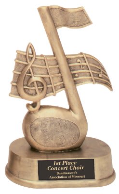 Music Note Resin