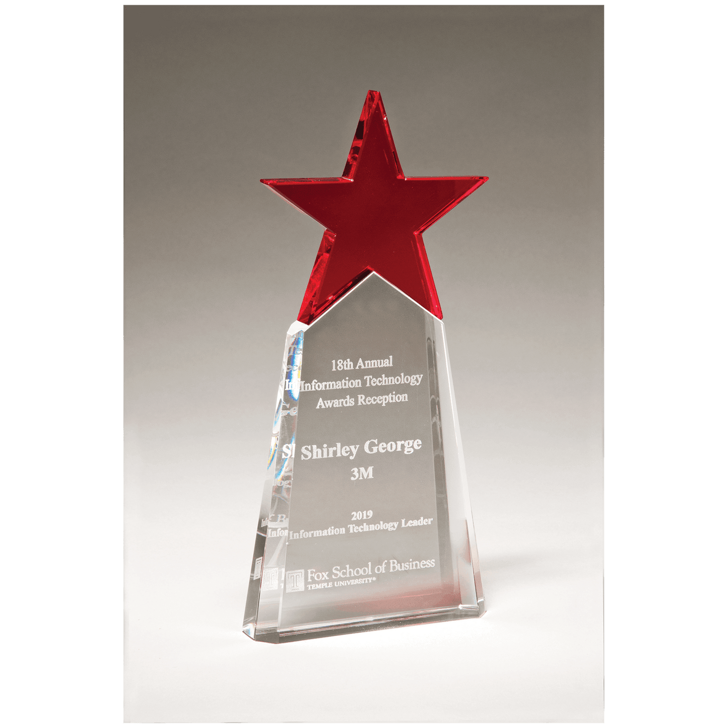 Crystal Star on Clear Crystal Base