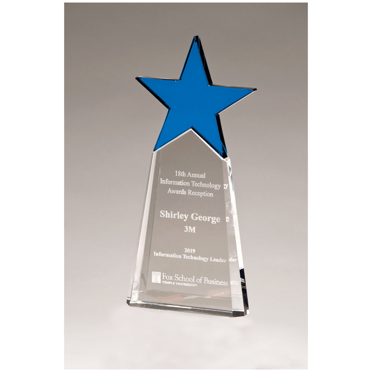 Crystal Star on Clear Crystal Base