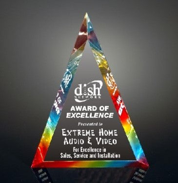 Spectrum Rainbow Acrylic Award