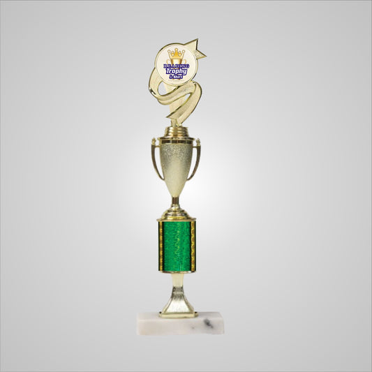 14.5" Trophy with Riser and Cup