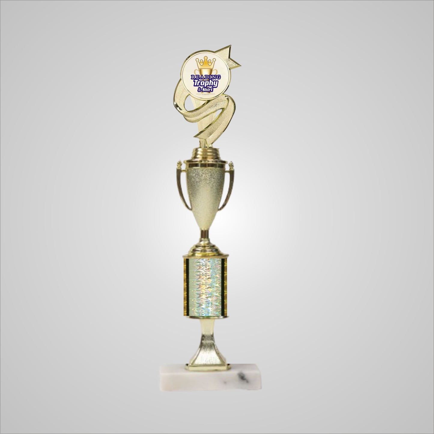 14.5" Trophy with Riser and Cup
