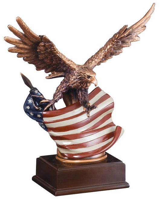 American Eagle Series Bronze Eletroplated Scuplture available in 3 sizes.