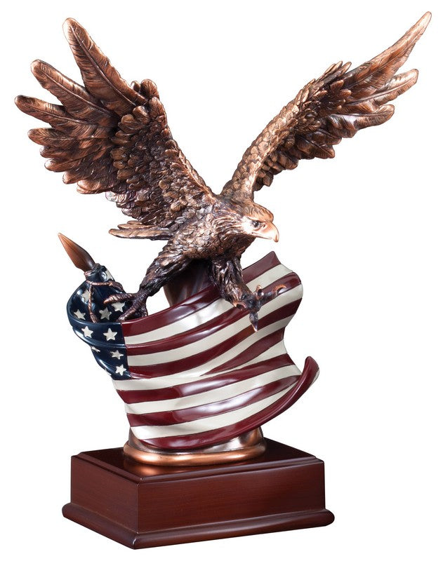 American Eagle Series Bronze Eletroplated Scuplture available in 3 sizes.