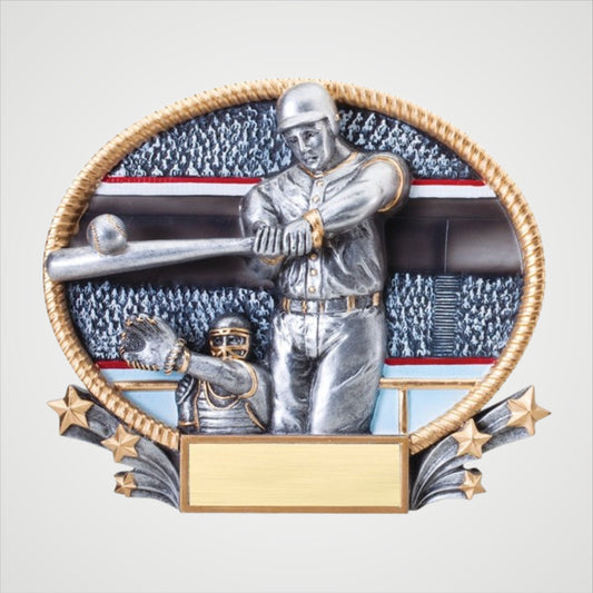 Baseball 3D Resin Ovals