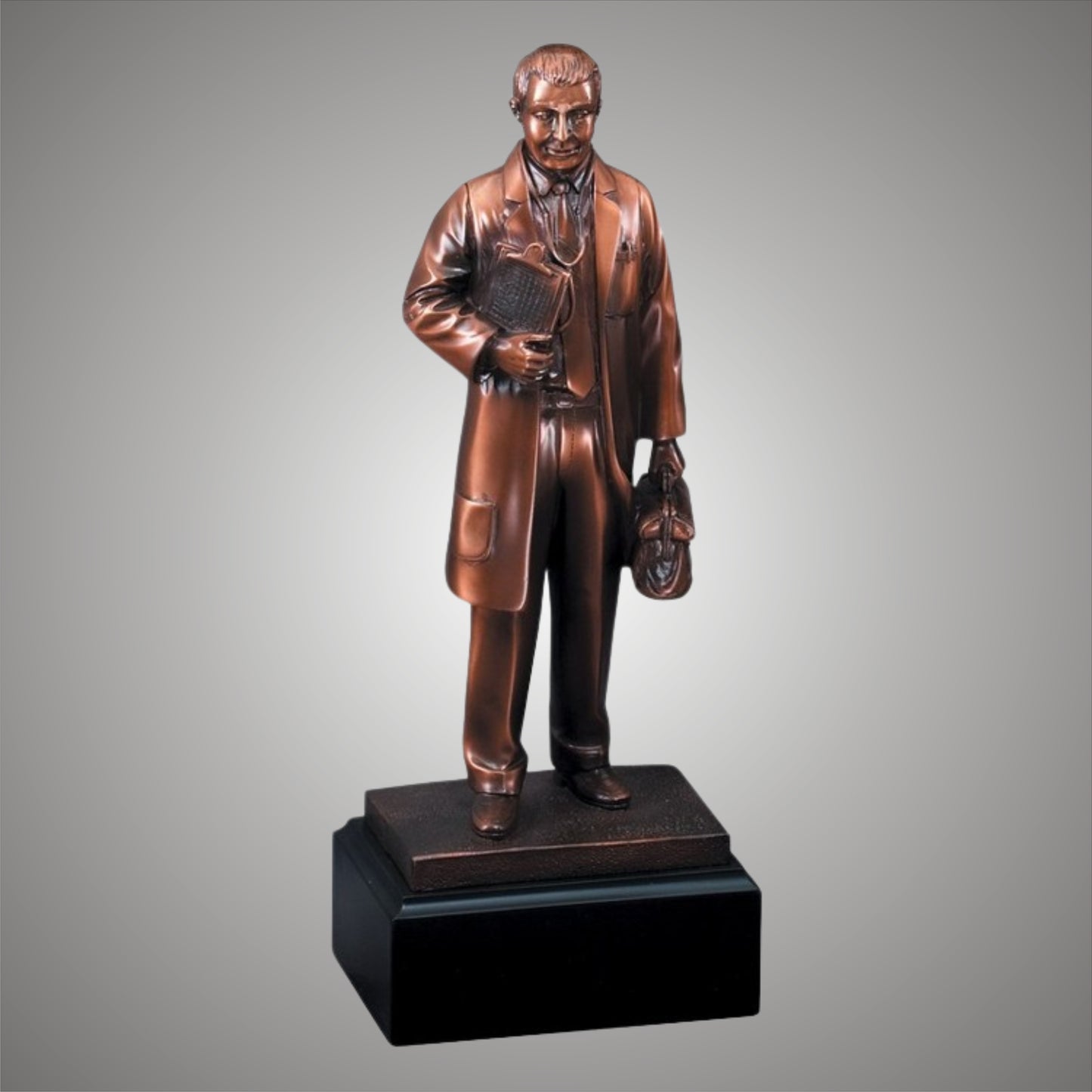 Doctor American Hero Bronze Eletroplated Scuplture