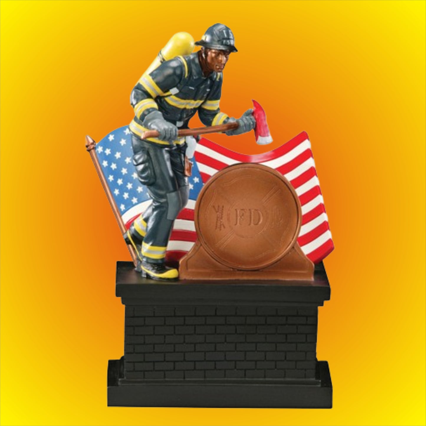 Firefigher Resin with 2" mylar holder