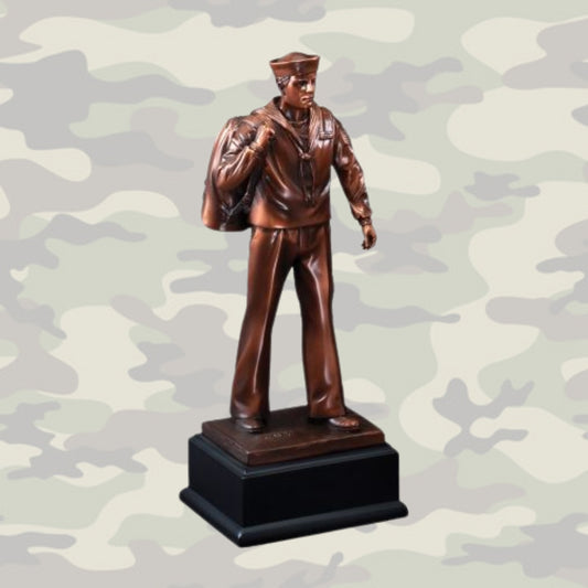 American Hero Bronze Eletroplated Scuplture