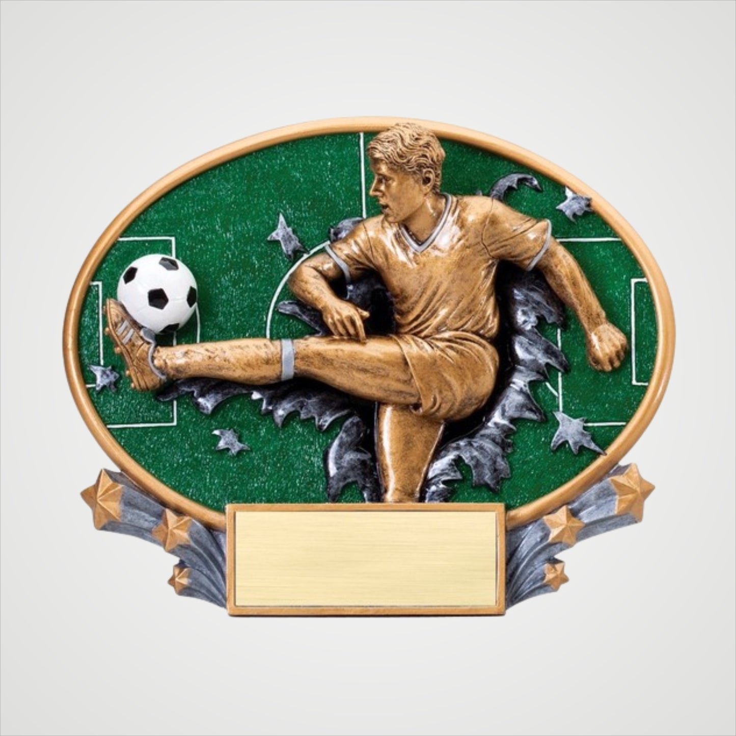 Xplosion Ovals Soccer Resin