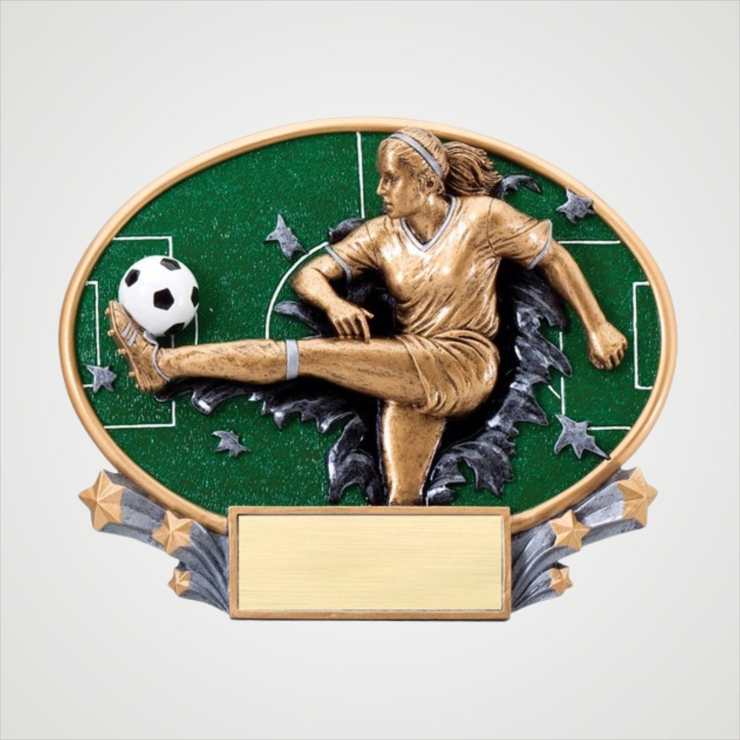 Xplosion Ovals Soccer Resin