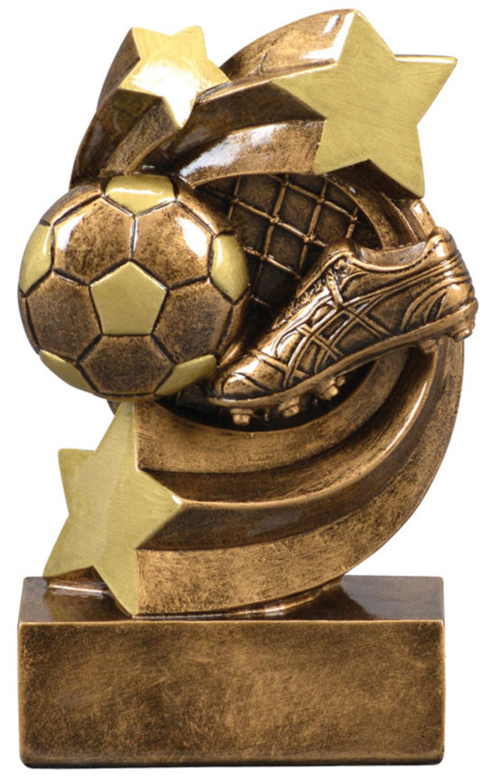 Star Swirl Soccer Resin