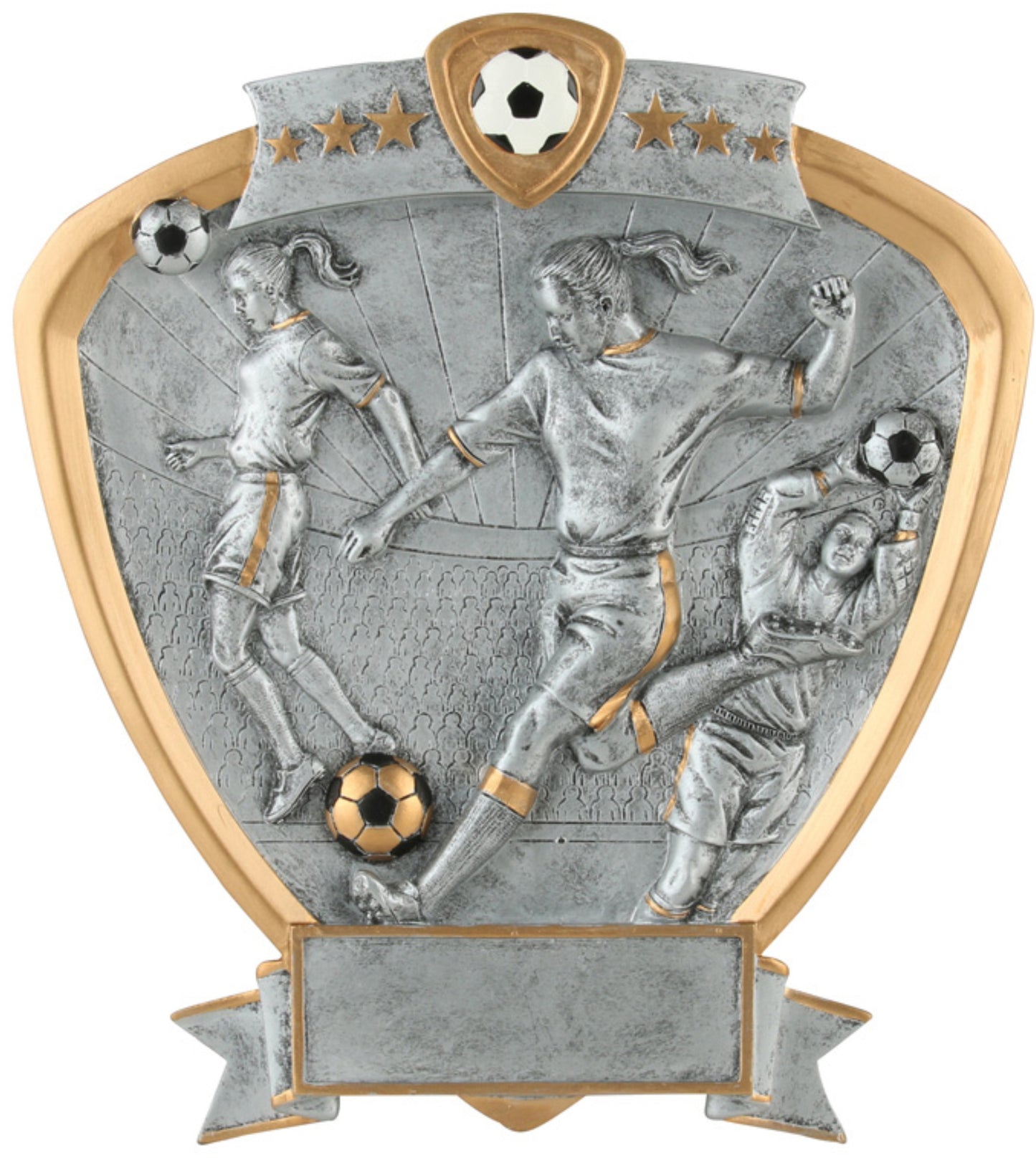 Legend Shield Soccer Resin