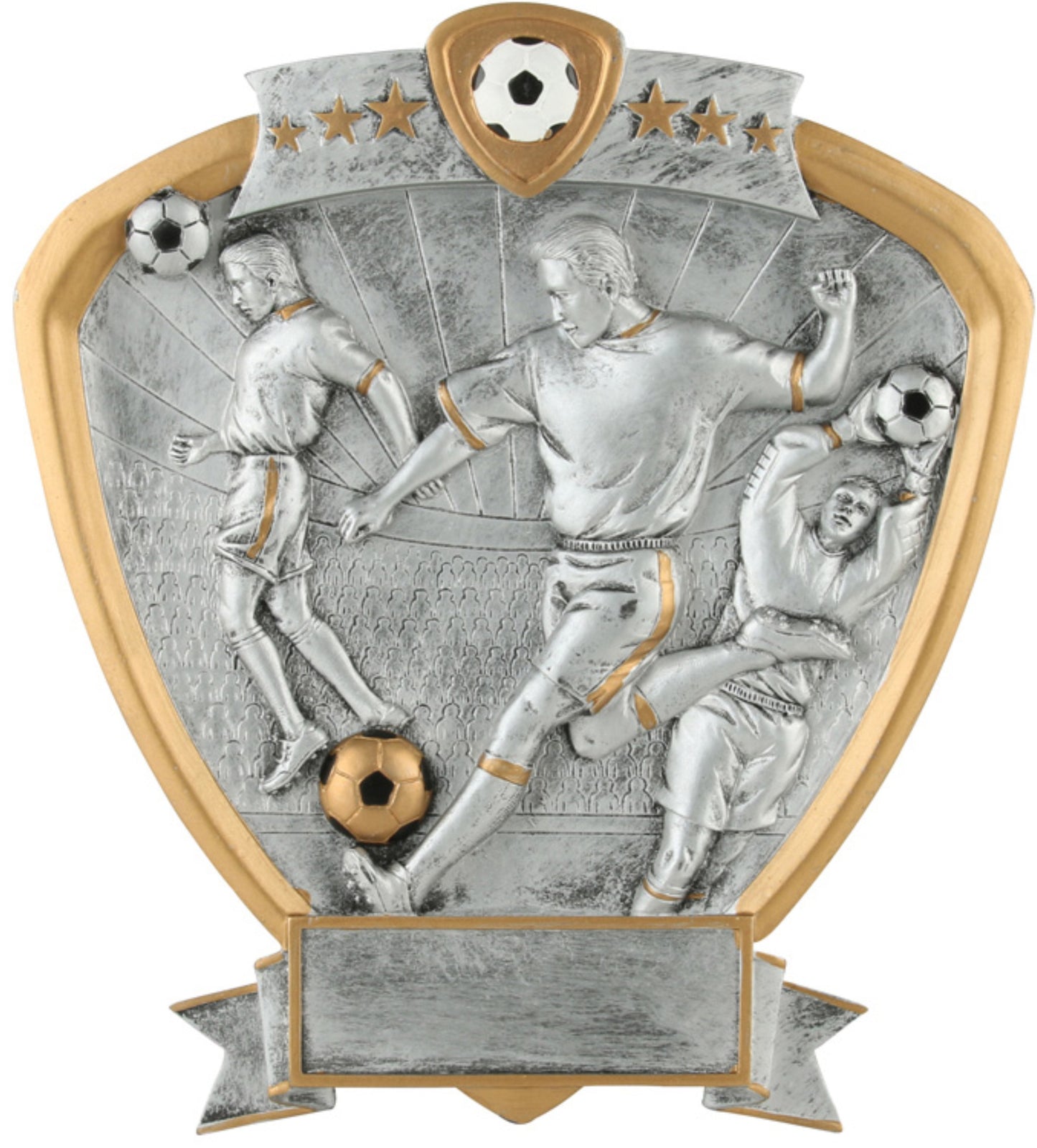 Legend Shield Soccer Resin