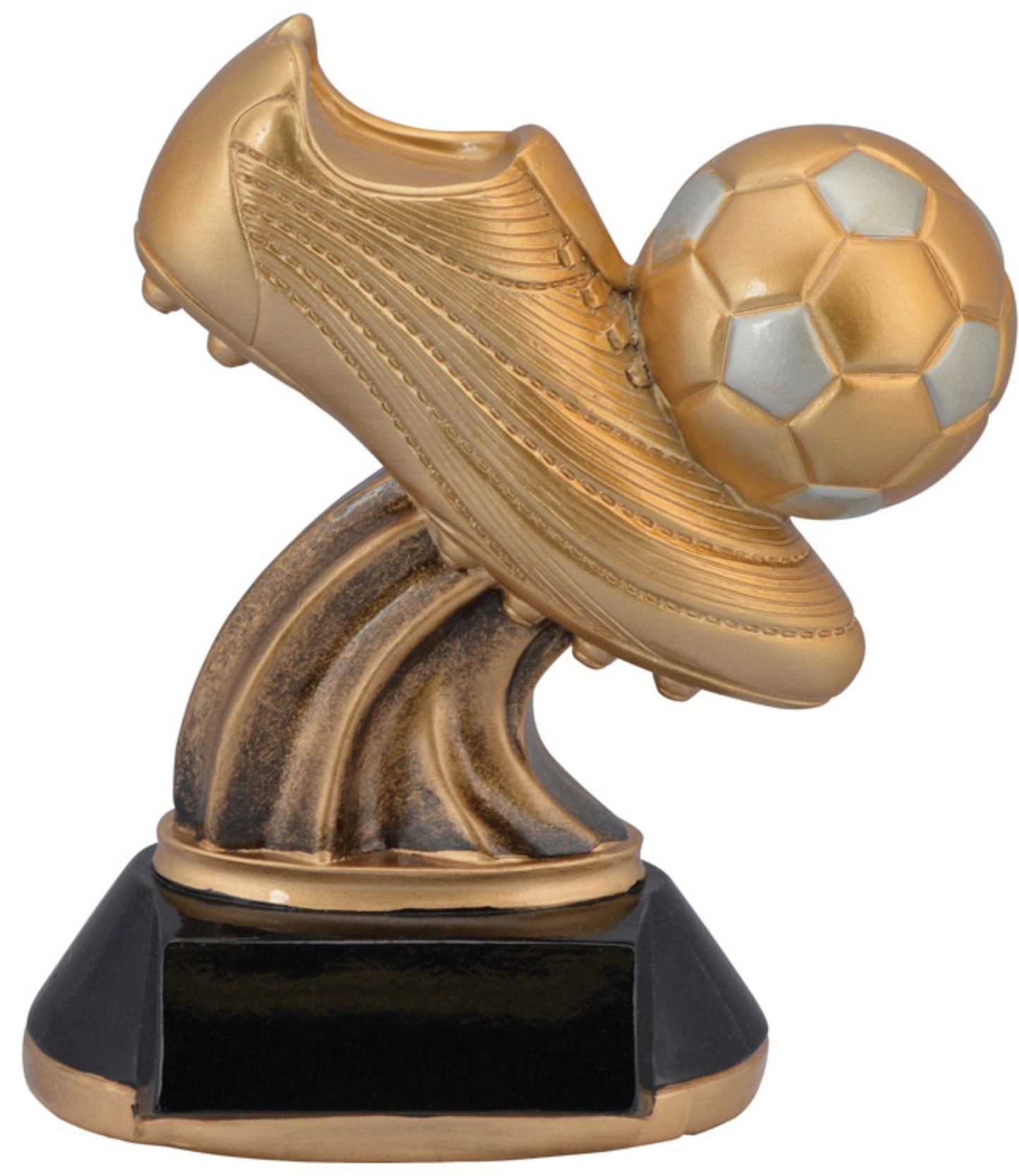 Golden Cleat Soccer Resin
