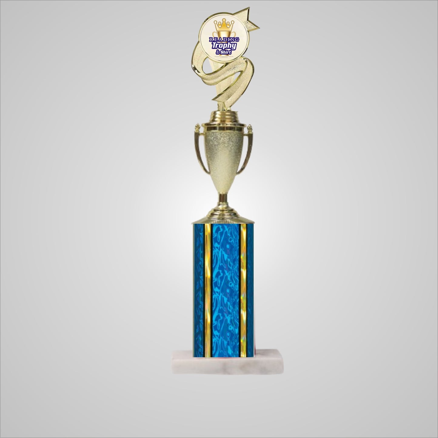 16.5" Trophy wide column with Cup