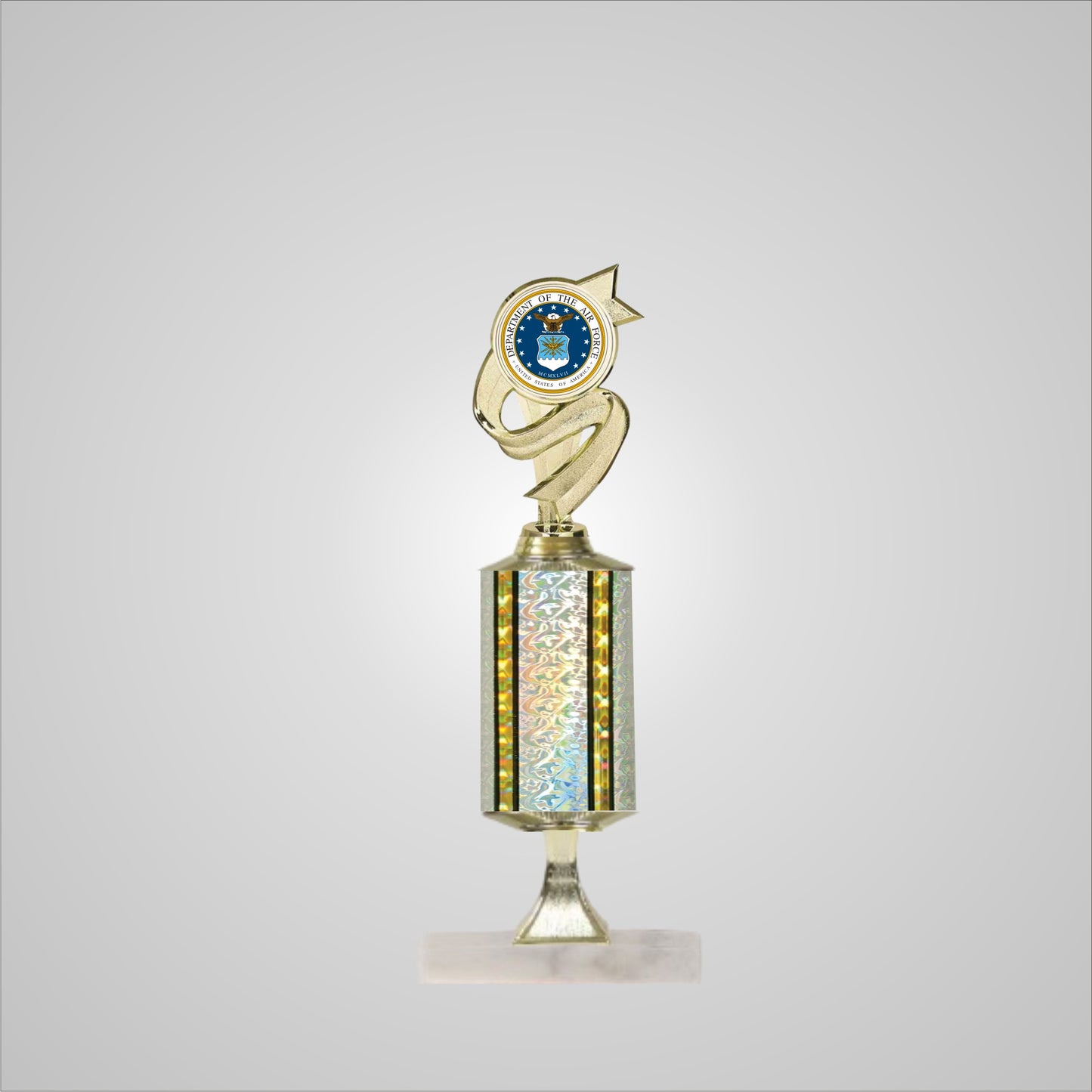 12" Trophy wide column with Riser