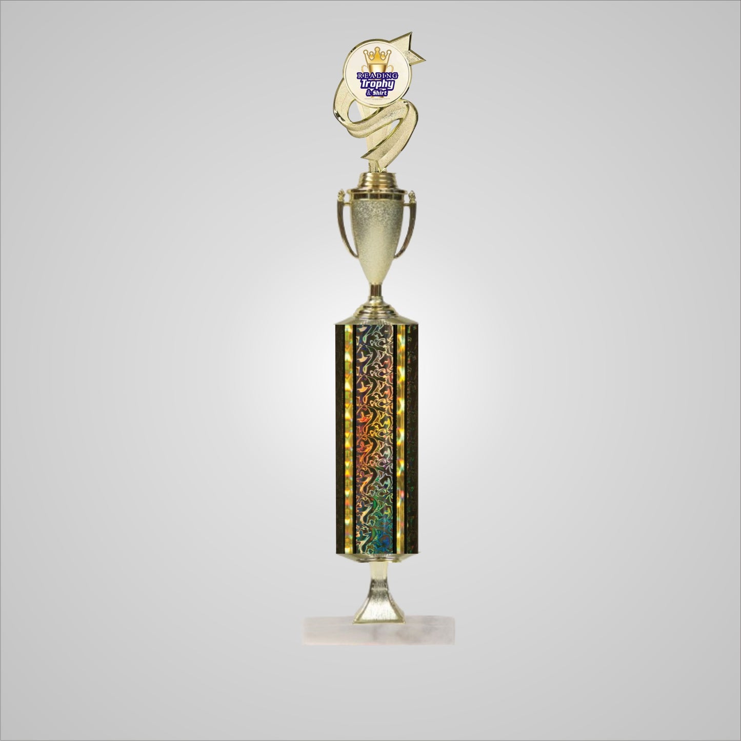 20.5" Trophy wide column with Riser and Cup