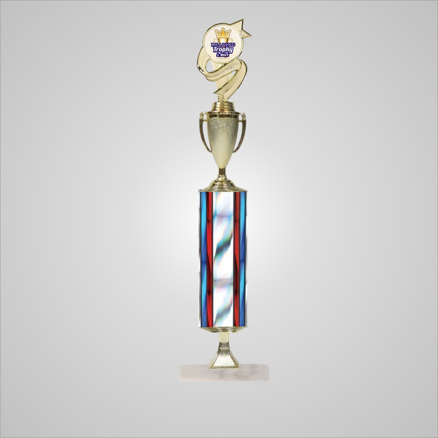 20.5" Trophy wide column with Riser and Cup