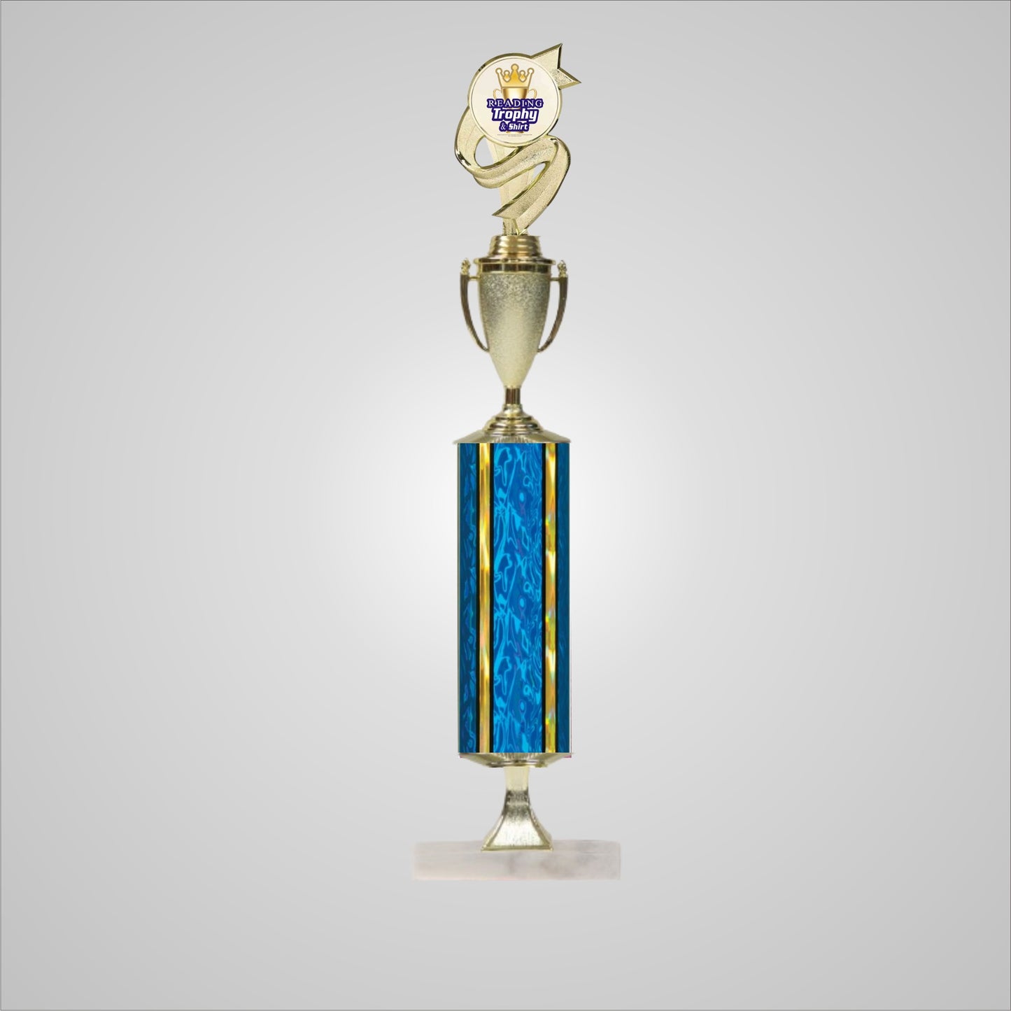 20.5" Trophy wide column with Riser and Cup