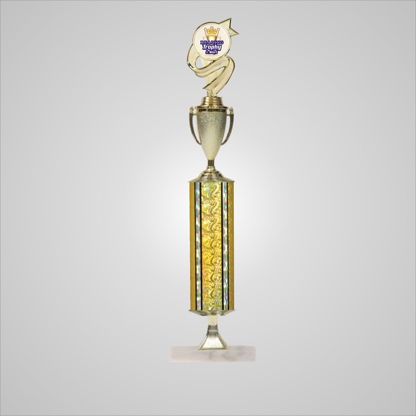 20.5" Trophy wide column with Riser and Cup