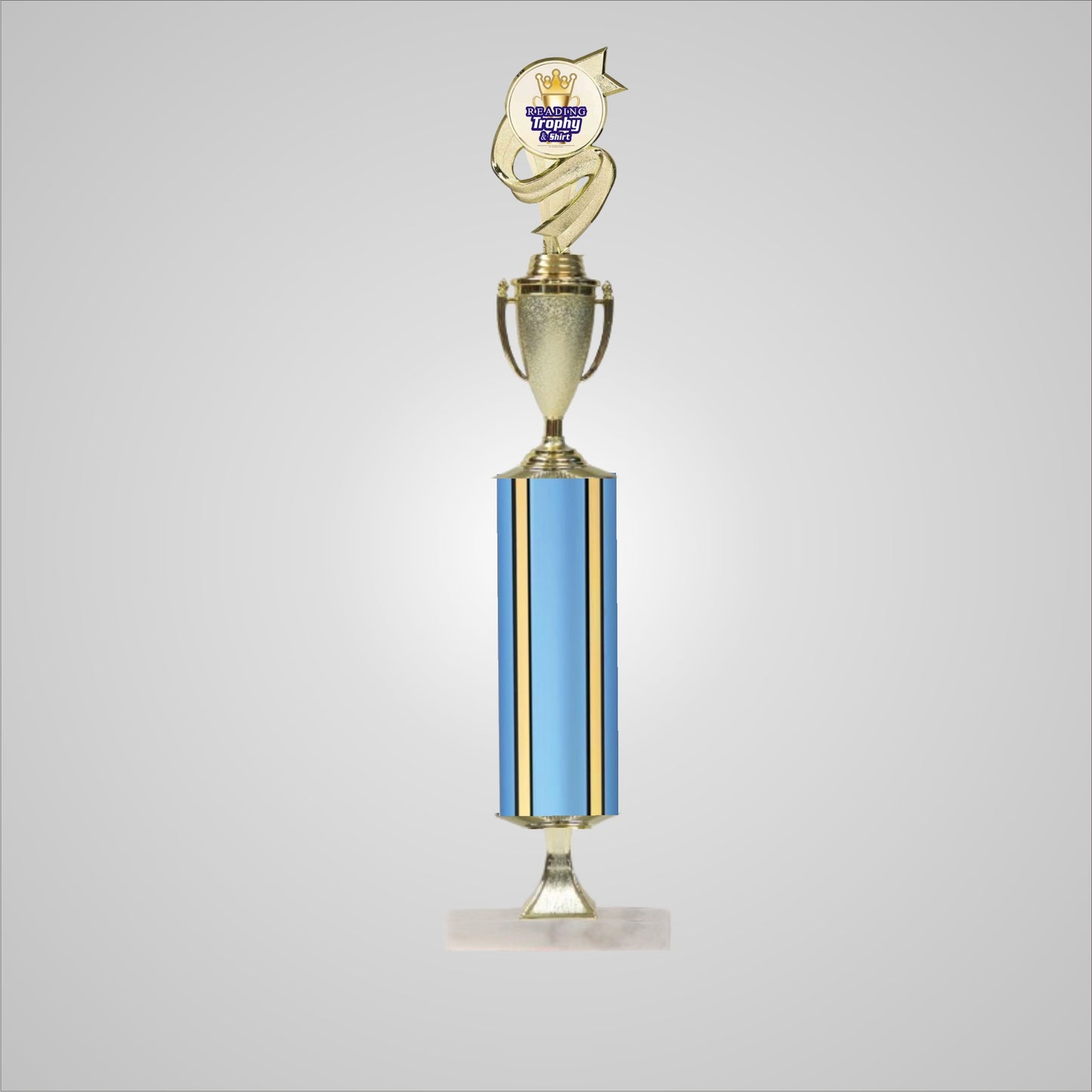 20.5" Trophy wide column with Riser and Cup