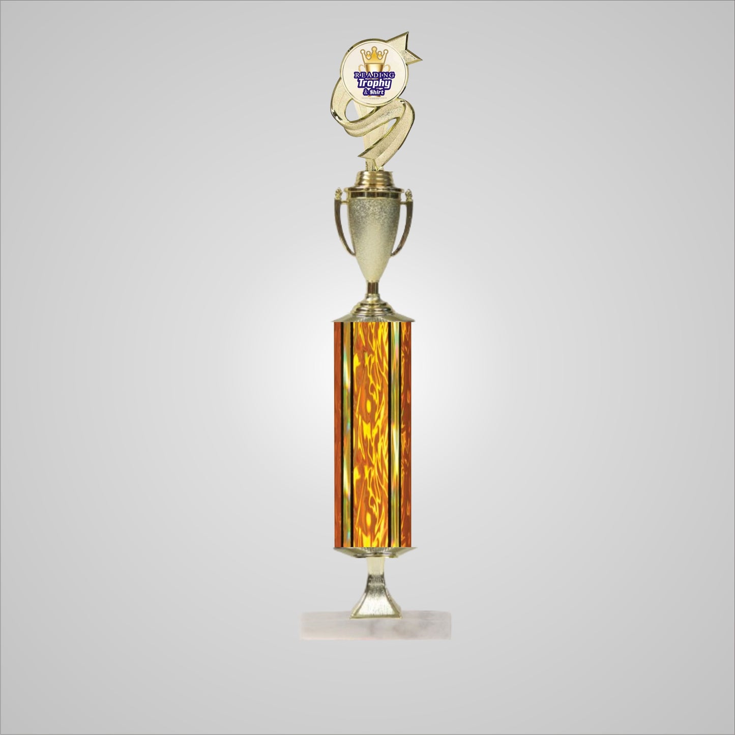 20.5" Trophy wide column with Riser and Cup