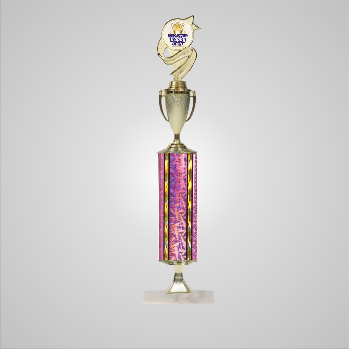 20.5" Trophy wide column with Riser and Cup
