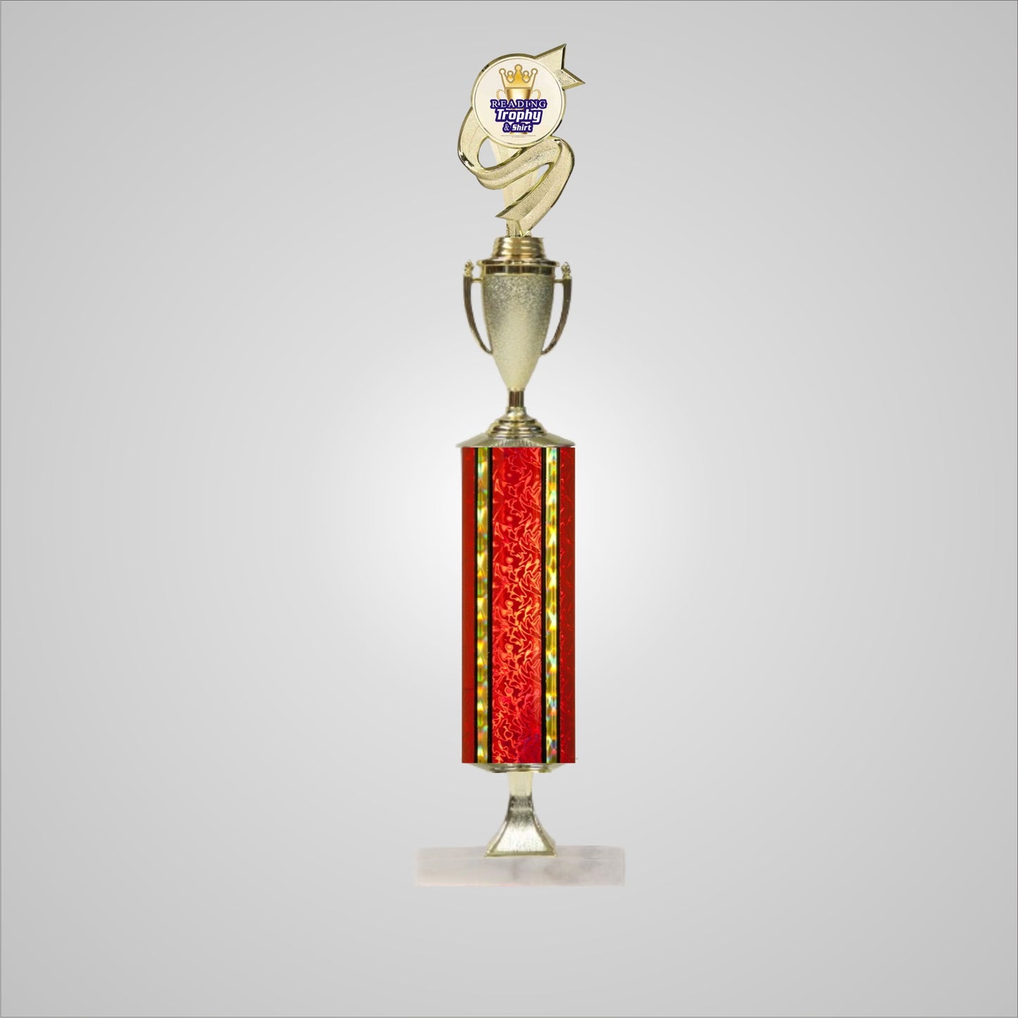 20.5" Trophy wide column with Riser and Cup