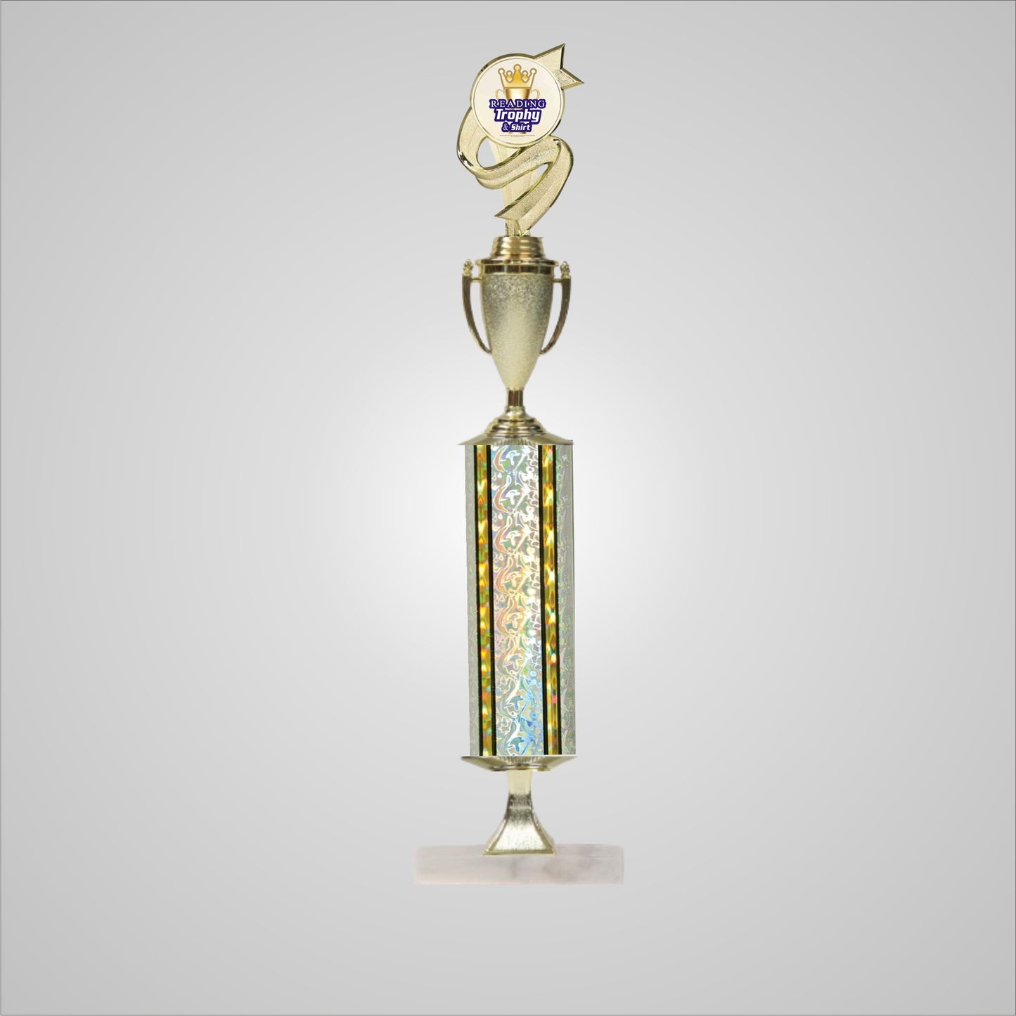 20.5" Trophy wide column with Riser and Cup