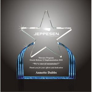 Star on base with choice of color