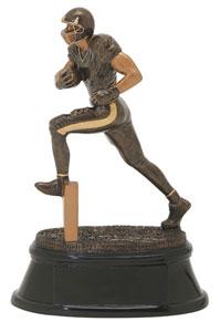 10" Colored football resin crossing pylon going into end-zone