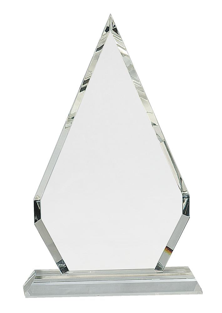 Crystal Diamond on Clear Pedestal Base