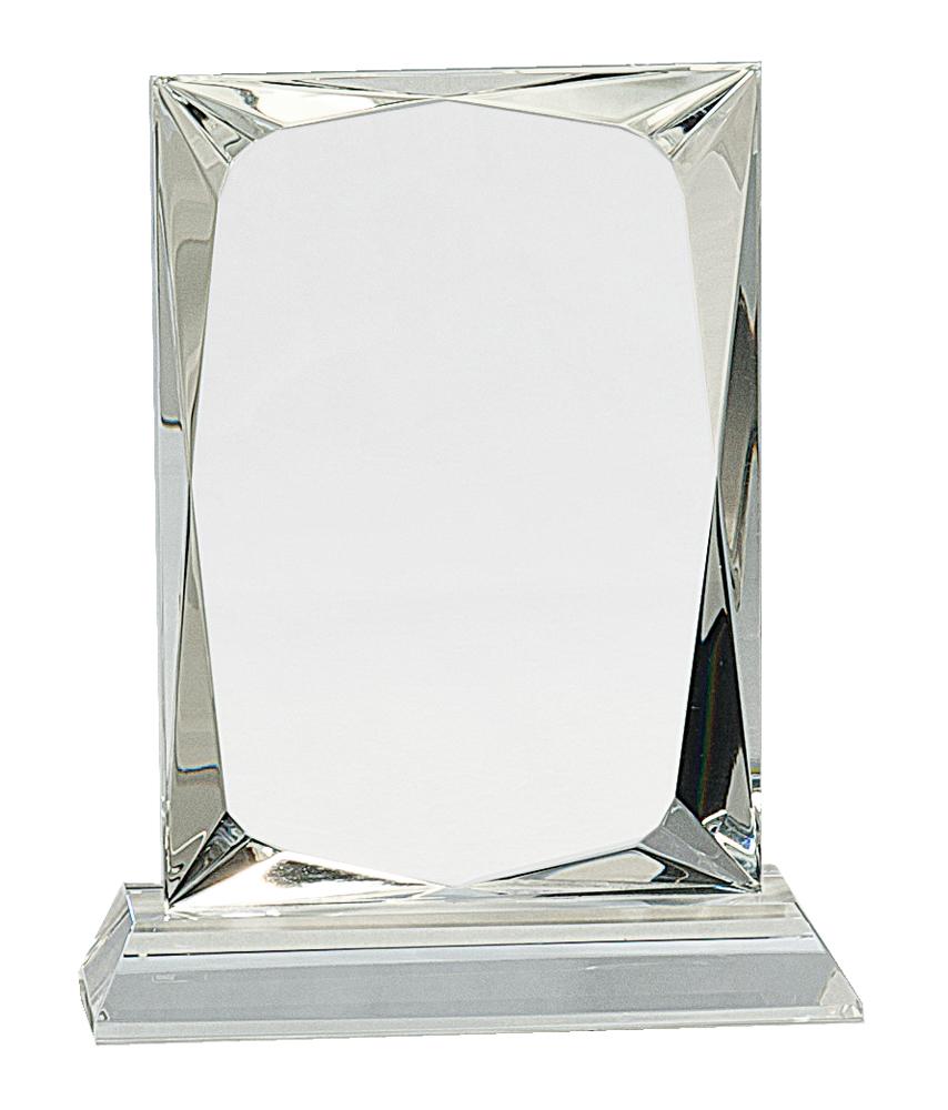 Crystal Rectangle on Clear Base