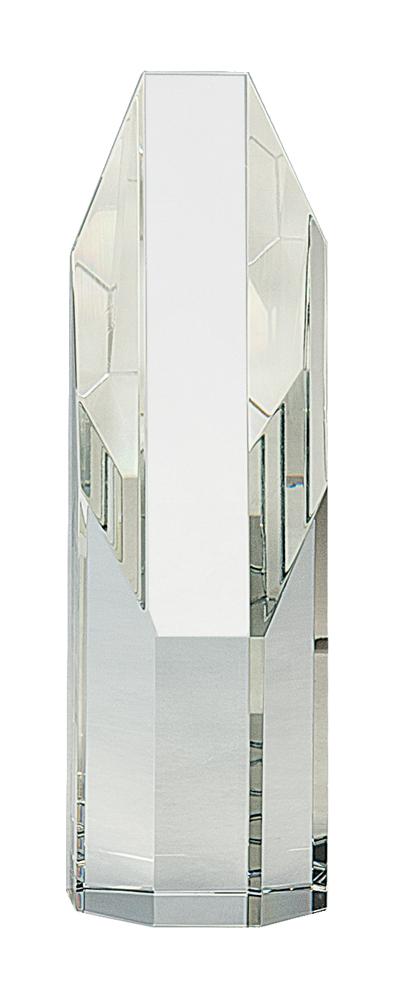 Octagon Slant-Top Crystal Tower. Available in 2 Sizes