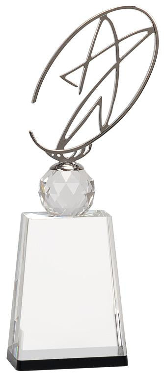 Award with Silver Metal Oval Star. Available in 3 Sizes