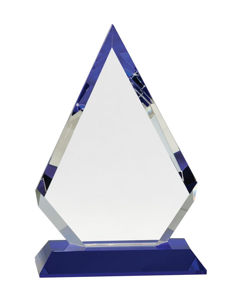 Diamond on Blue Pedestal Base