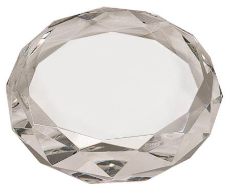 Round Crystal Paperweight