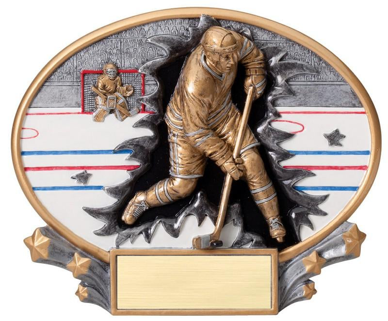 Hockey Xplosion Ovals Resin