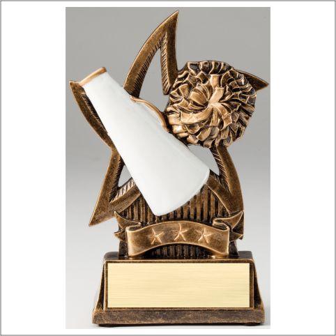 Cheerleading Sweeping Star Resin