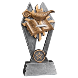 Academic Sun Ray Lamp of Knowledge Resin. Available in 2 sizes