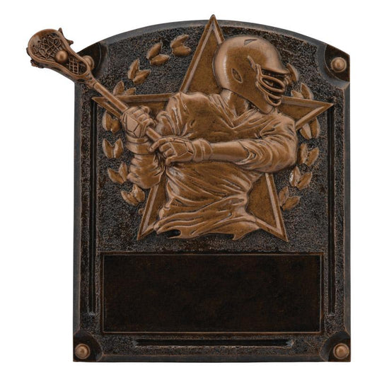 Lacrosse Legends of Fame Resin. Available in Male or Female