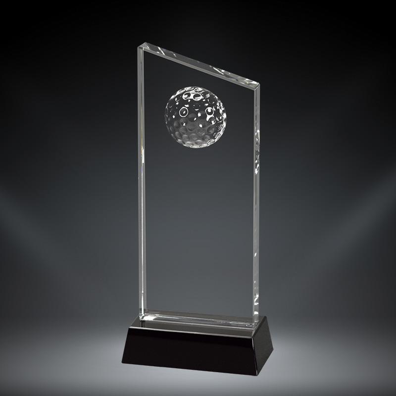 Peak Golf Crystal with black base. Available in 3 Sizes