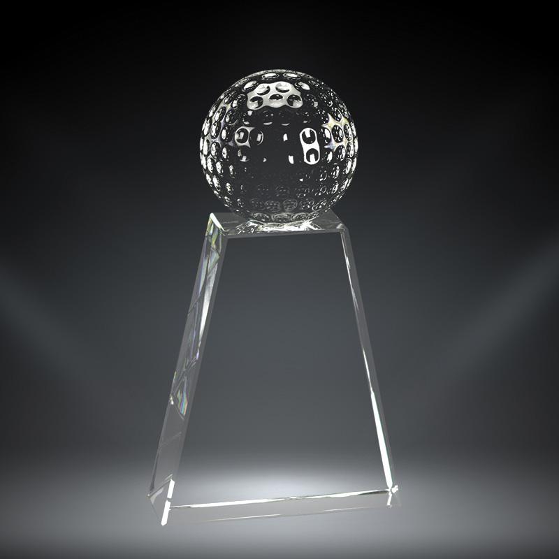 Crystal Golf Award. Available in 3 Sizes