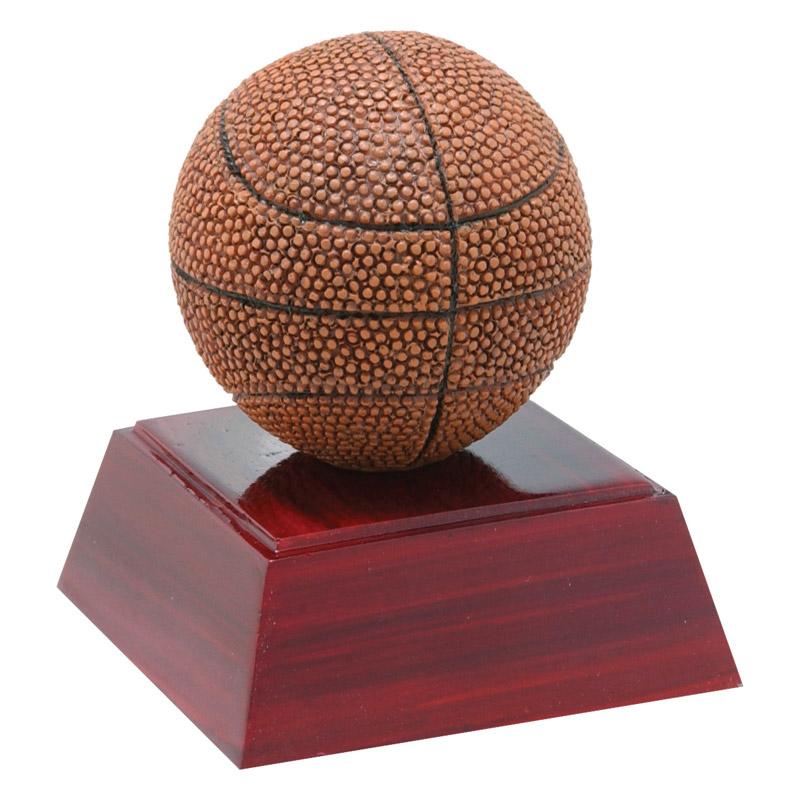 Basketball on Rosewood base