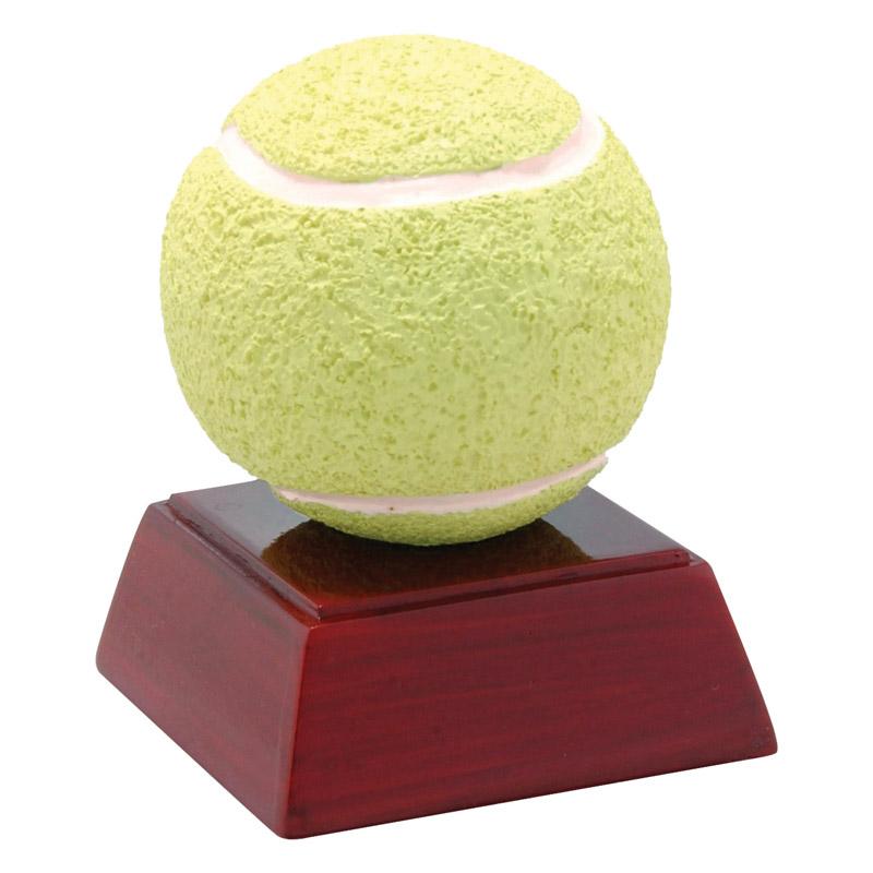 Tennis ball on Rosewood Base