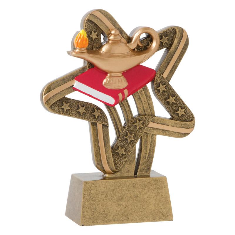 Stars & Stripes Lamp of Knowledge Resin