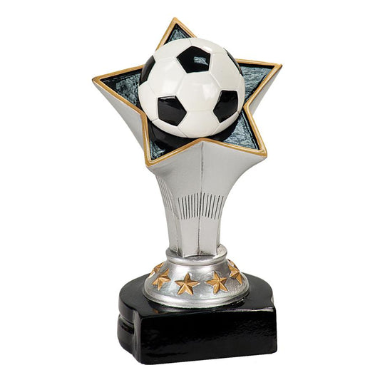 Soccer Rising Star Resin. Available in 3 Sizes.